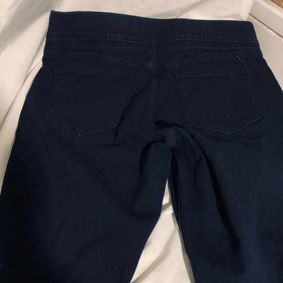 Super comfy Elastic waist Super skinny mid rise Sz 12 old navy stretch jeans - Picture 4 of 4